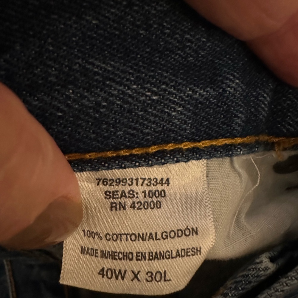 Basic Editions Classic Blue Jeans - Picture 4 of 4